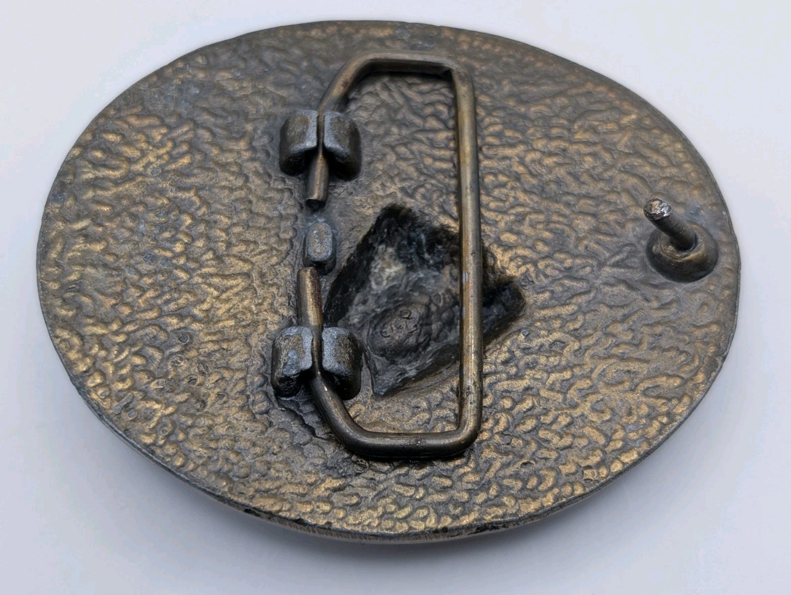Vintage Smith Tool Belt Buckle Smith International Oil Gas Drill Bit Brass