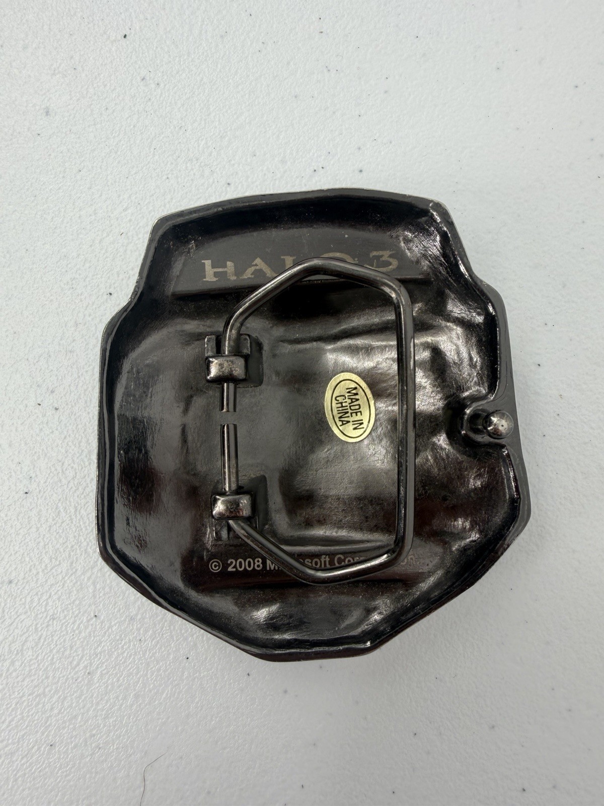 Halo 3 Belt Buckle Hot Topic Bioworld Merchandising Bungie Xbox 360 from 2008