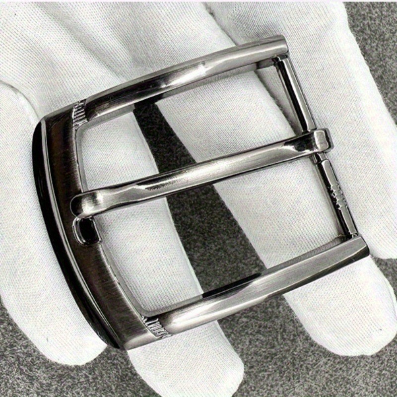 1Pc 40mm Metal Pin Buckle Laser Waistband Head Belt Parts DIY Accessories Alloy