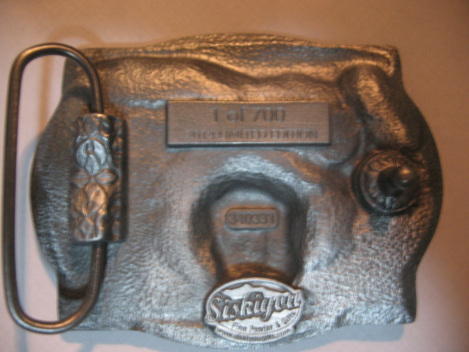 2014 « Rocky Mountain Brake » Supply Casper, WY / Elko, NV Pewter Belt Buckle