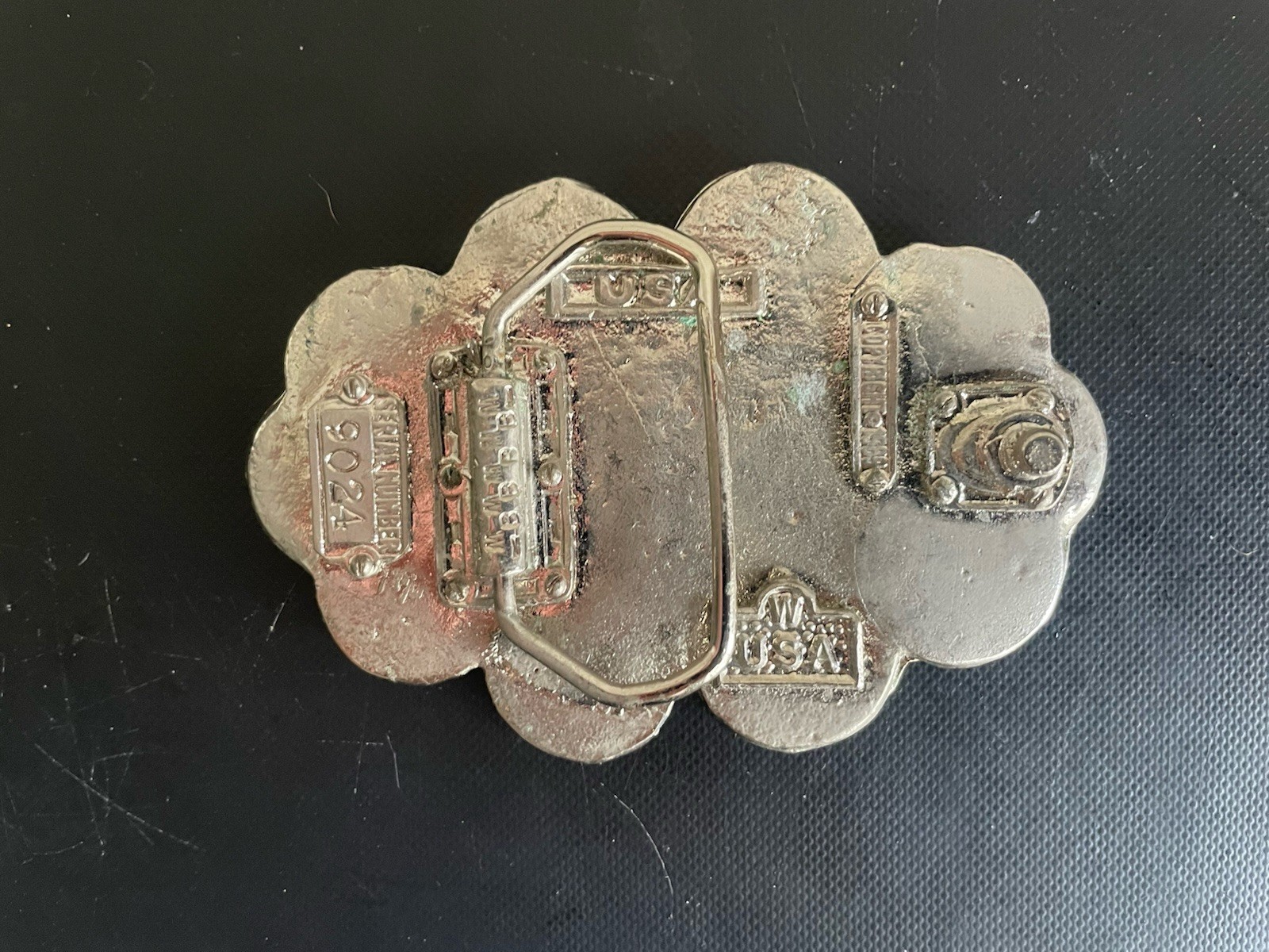U.S. COINS QUARTERS Cluster THEME BELT BUCKLE Vintage