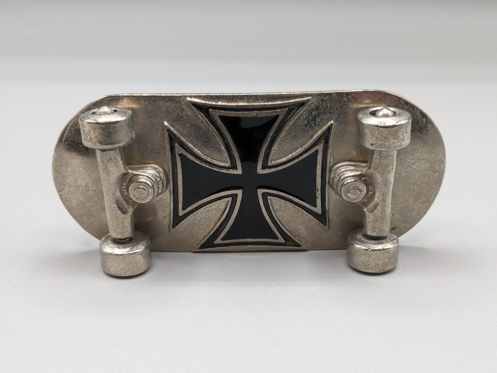Silverstar 2004 Iron Cross Skateboard Belt Buckle