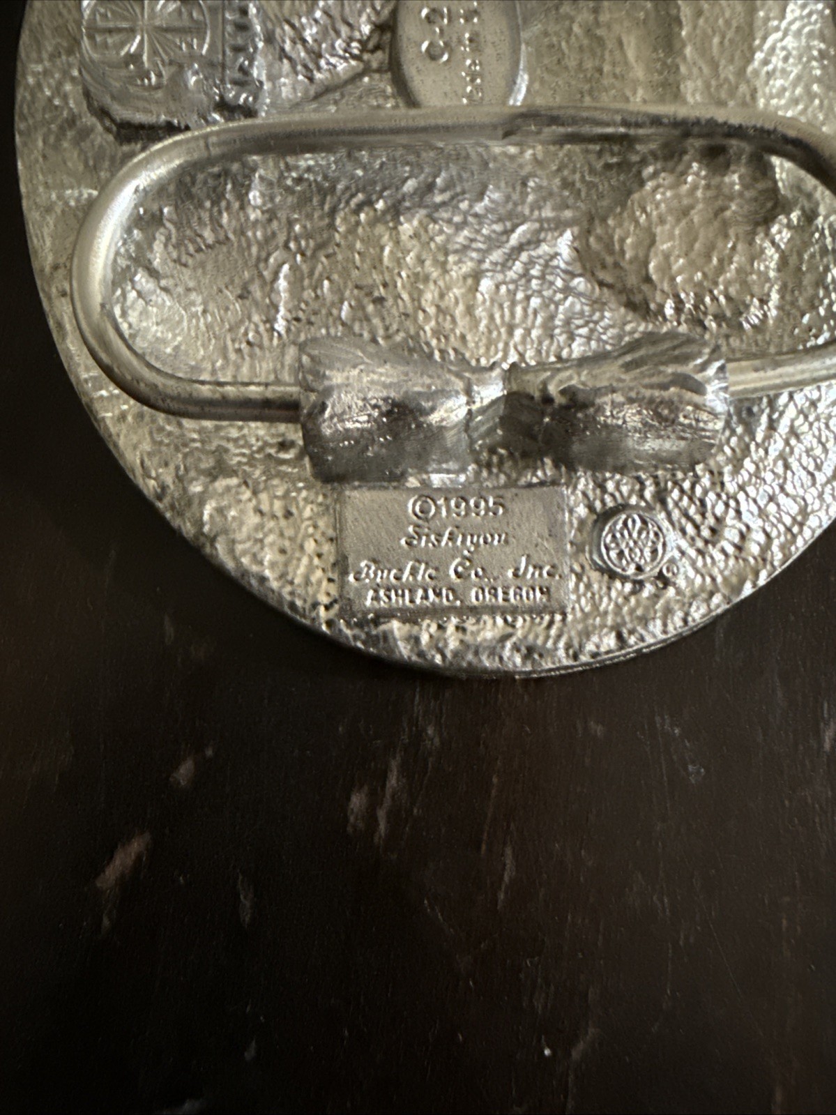 Siskiyou Vintage 1995 Belt Buckle C-2 Indian Native American End Of Trail
