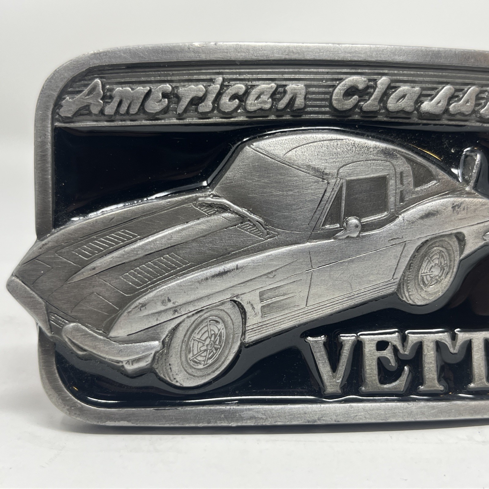 VINTAGE CHEVY CORVETTE AMERICAN CLASSICS VETTE BELT BUCKLE BA-135