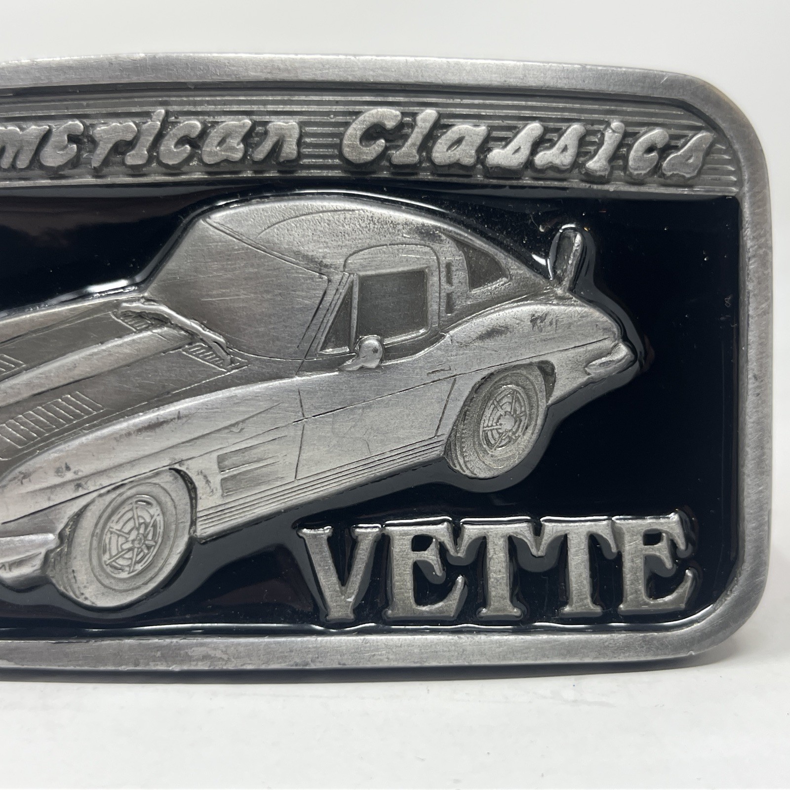 VINTAGE CHEVY CORVETTE AMERICAN CLASSICS VETTE BELT BUCKLE BA-135