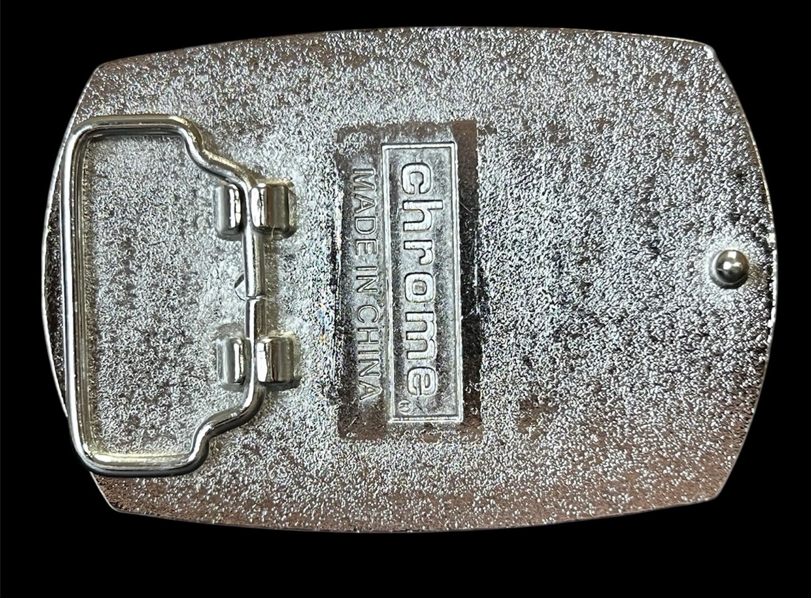 NEW CHROME RENAISSANCE CROSS BELT BUCKLE