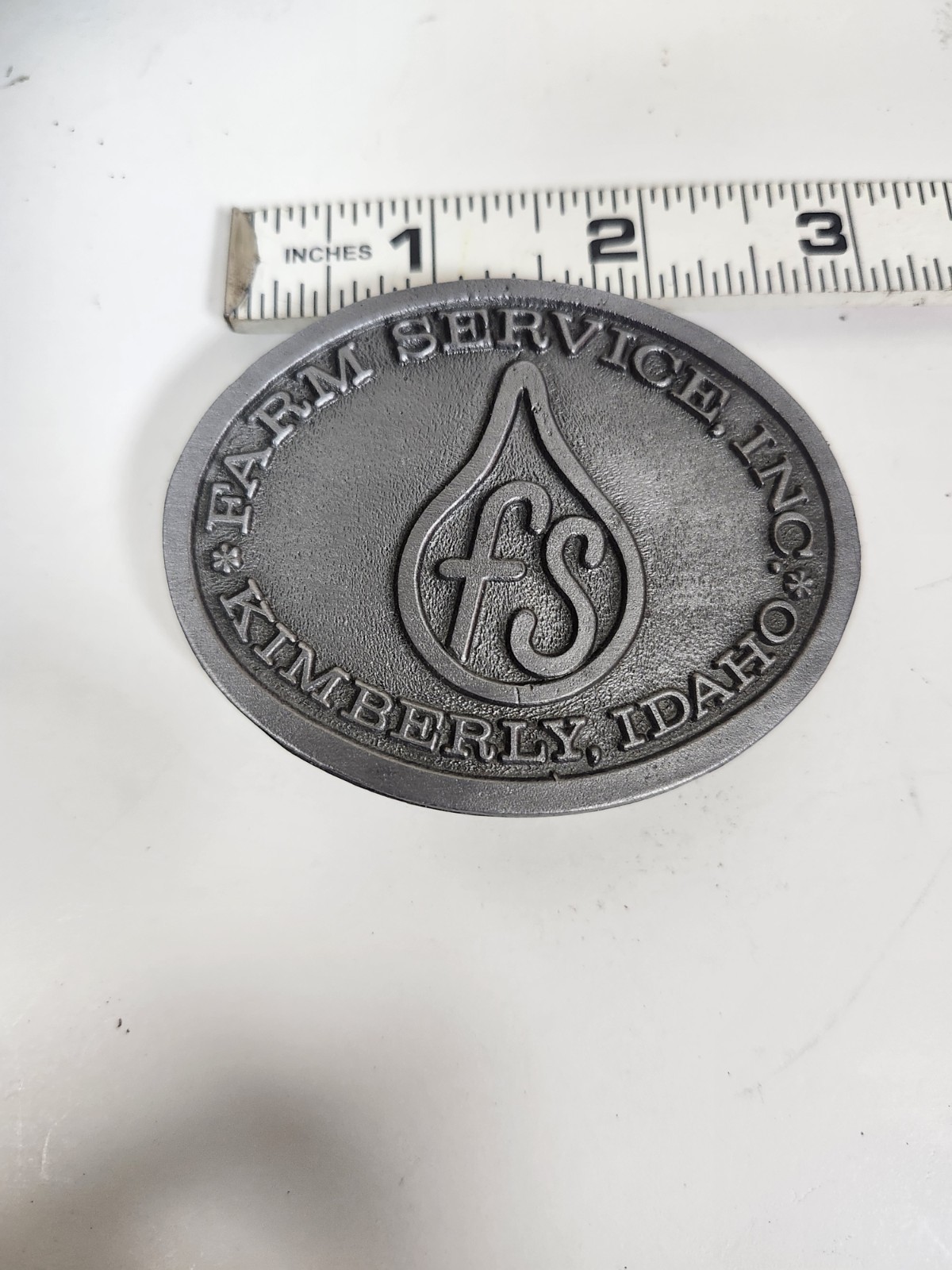 Hit Line USA Men&rsquo;s Western Oval Kimberly Idaho Belt Buckle Fits 1.5 in