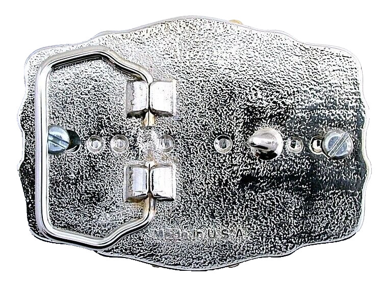 Silver Color Southwest 2 1/2 Inch 1887 Morgan Silver Dollar Belt Buckle EBS9382