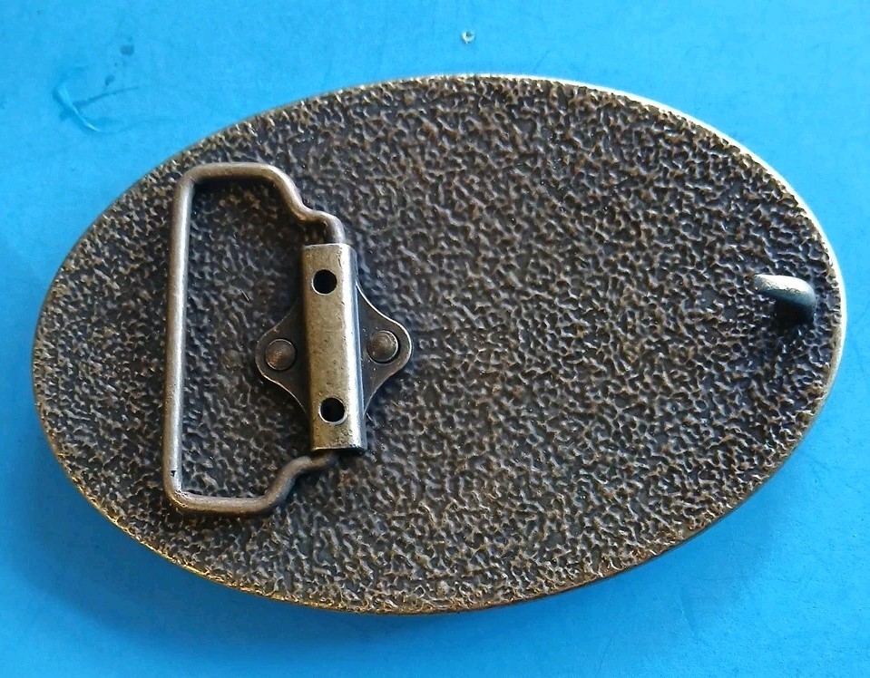 I LOVE ❤️ MUFF DIVING Epoxy PHOTO BUCKLE & Black Belt. New