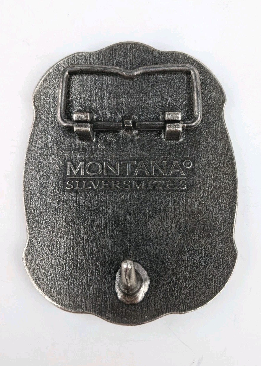 John Deere Montana Silversmiths Scalloped Duo Attitude Buckle