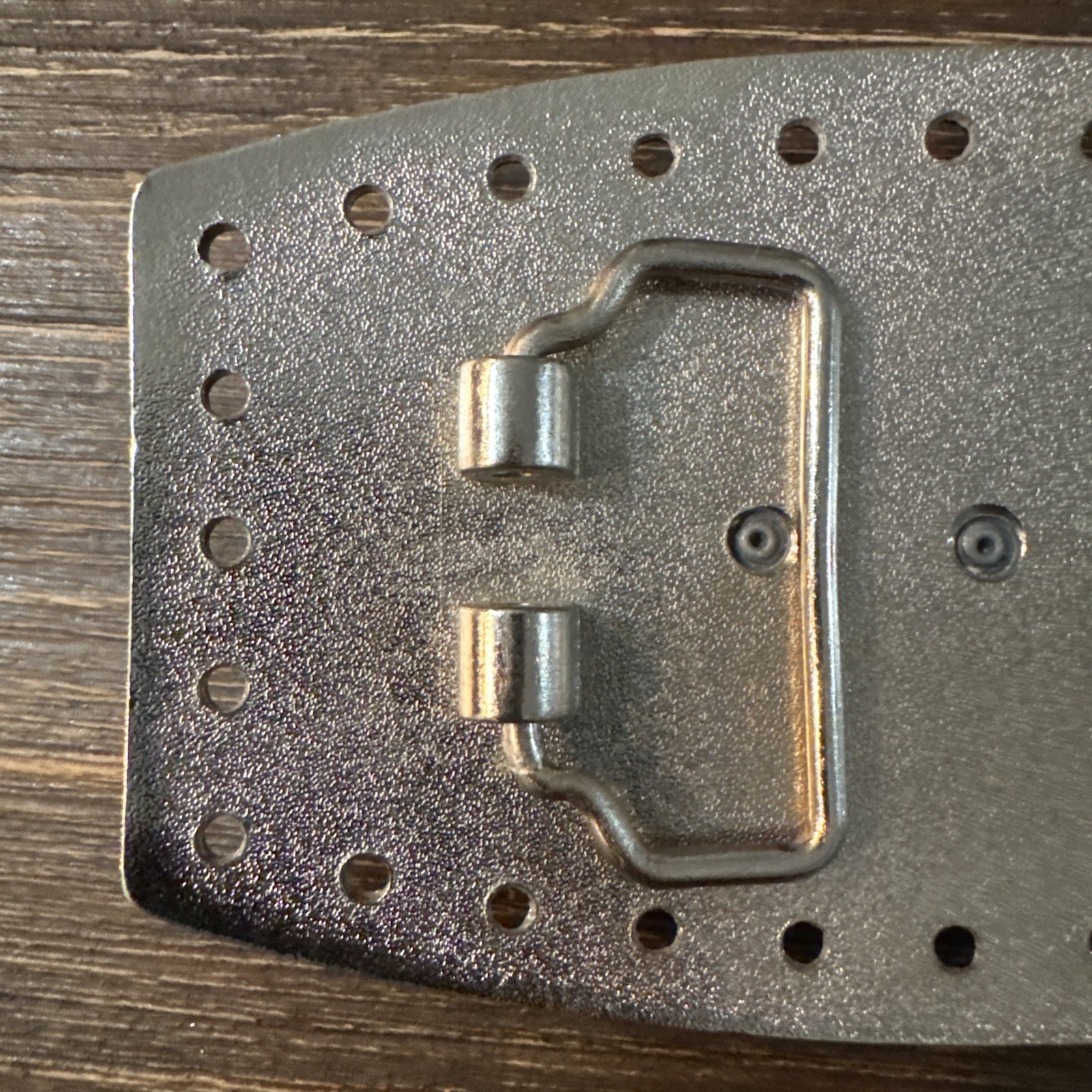 Longhorn Steer Silver Tone Belt Buckle Unbranded 2.75 X 4.25 Inches Use Wear