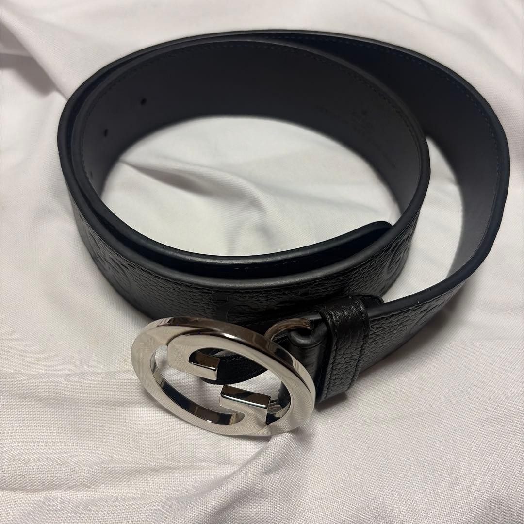 GUCCI Pre-Owned Joe Wide Leather Belt
