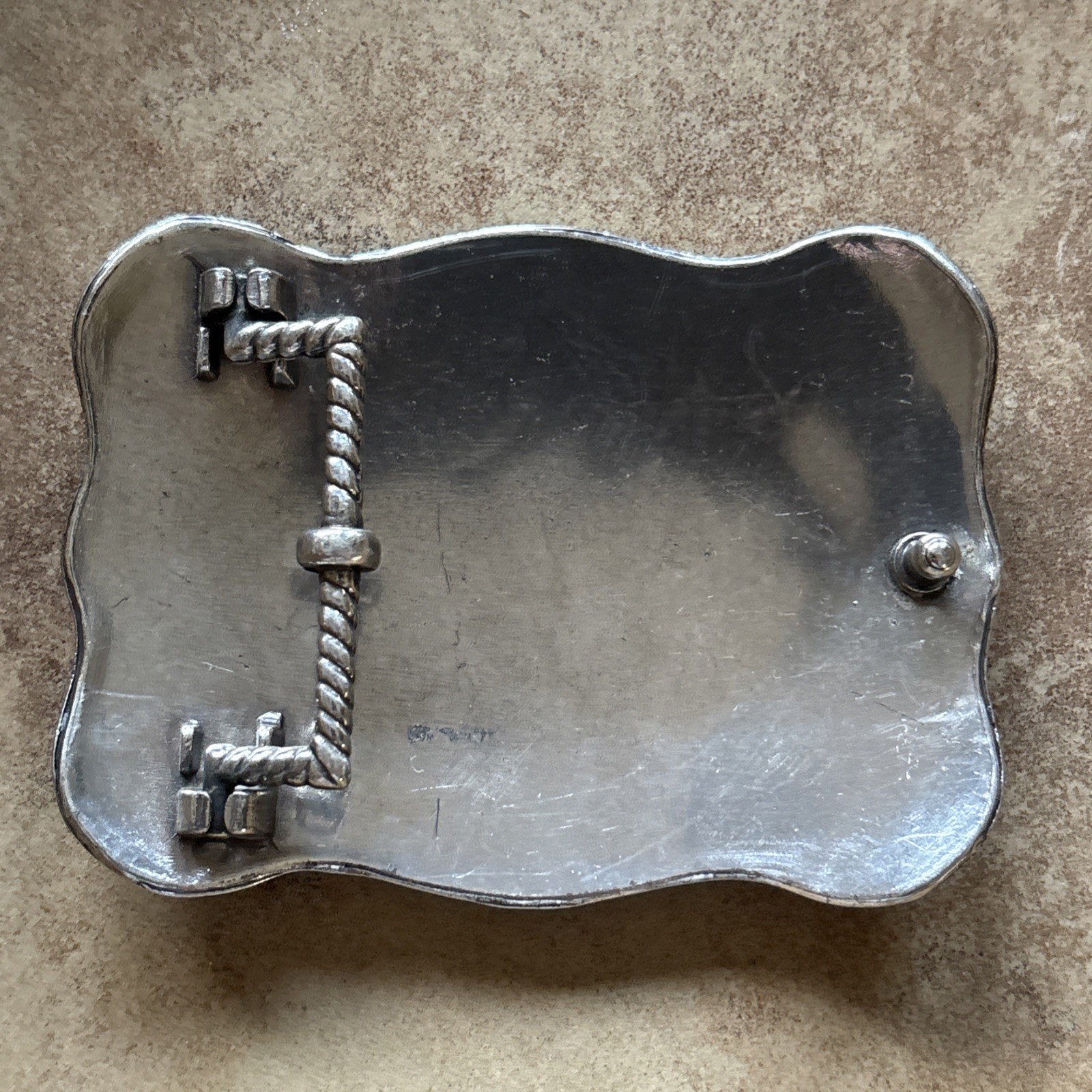 Ariat Logo Belt Buckle EUC