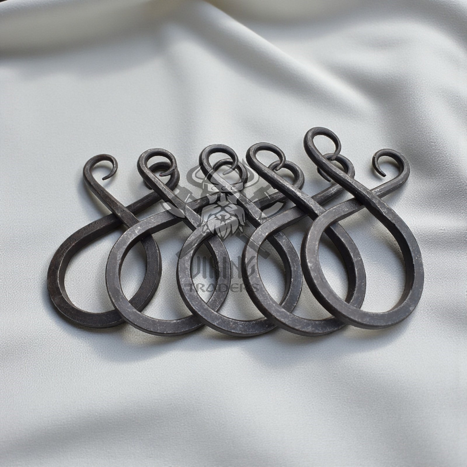 Hand-Forged Medieval Viking Troll Cross Belt Buckles – Rustic Iron Accessories