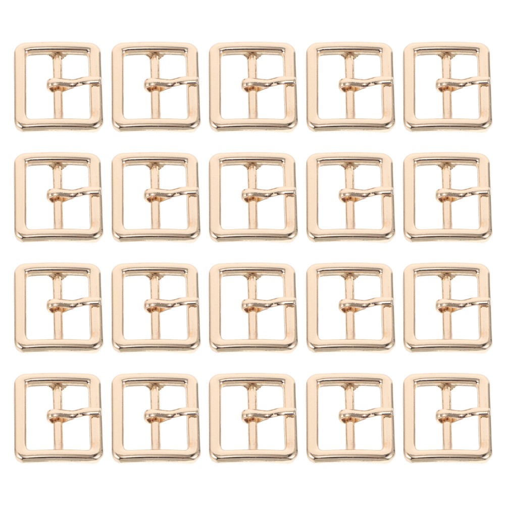 20 Pcs Prong Belt Buckle Metal Buckles for Purse Making DIY Accessories