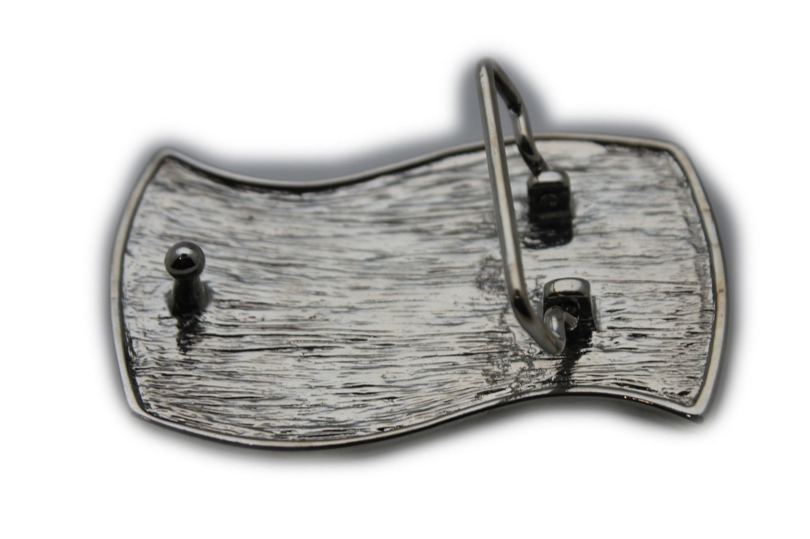 New Men Women Buckle Western Silver American USA Flag United States Casual Look