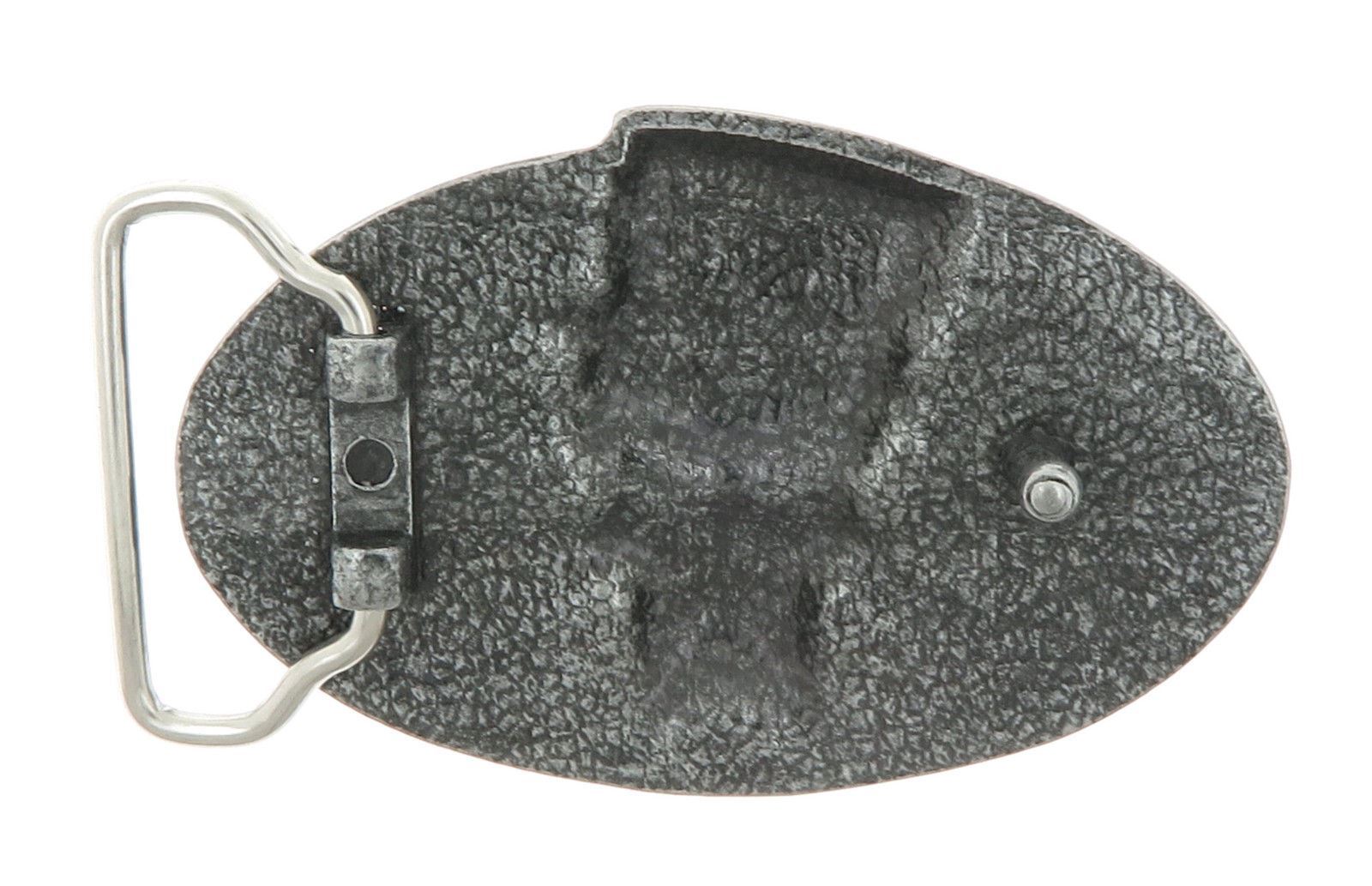 Dice Skull Poker Cards Enamel Metal Belt Buckle
