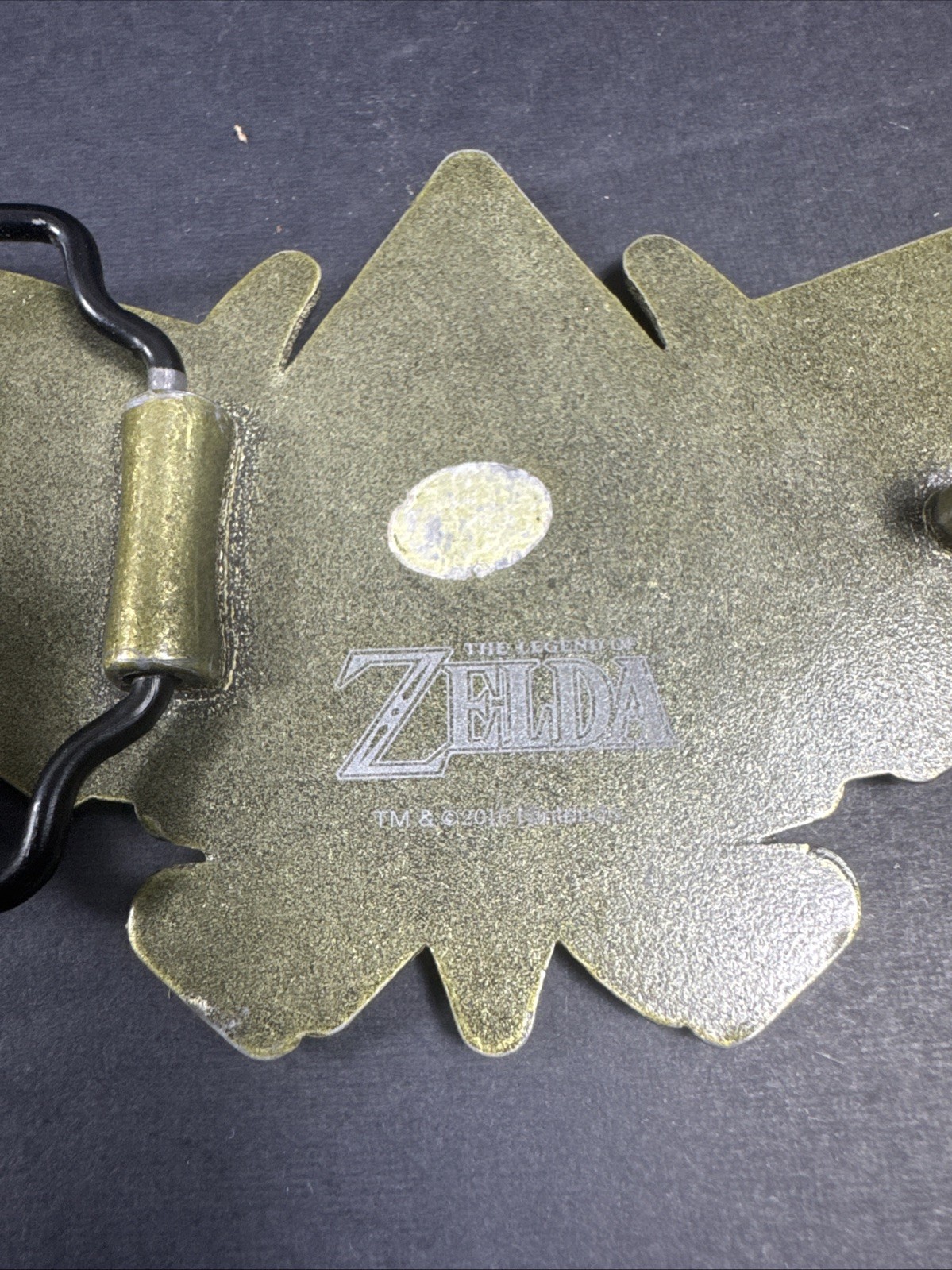 The Legend Of Zelda Belt Buckle Nintendo Gold 2016 Rare