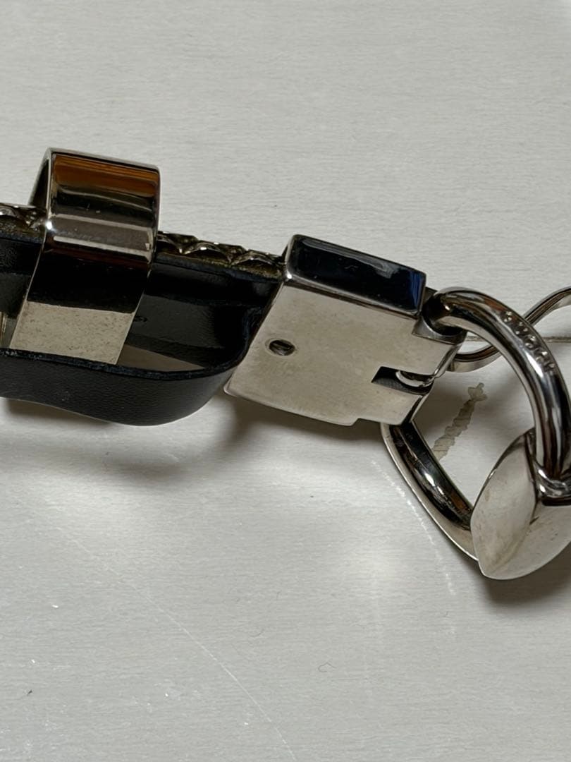 GUCCI Pre-Owned Silver Thin Leather Belt