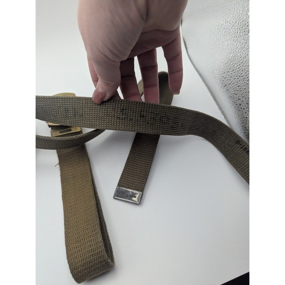 3 Vintage 1950s Air Force USAF Military Belts Solid Brass Buckle B1667