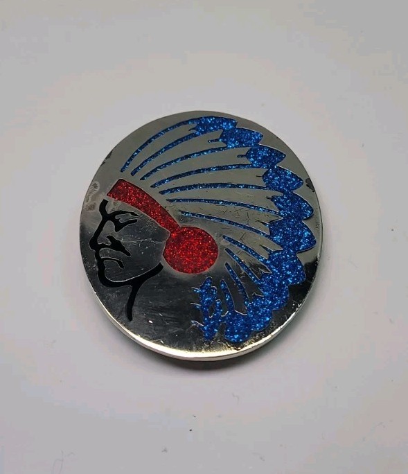 Vintage Native American War Bonnet Belt Buckle | Inlaid Color Finish – Beautiful