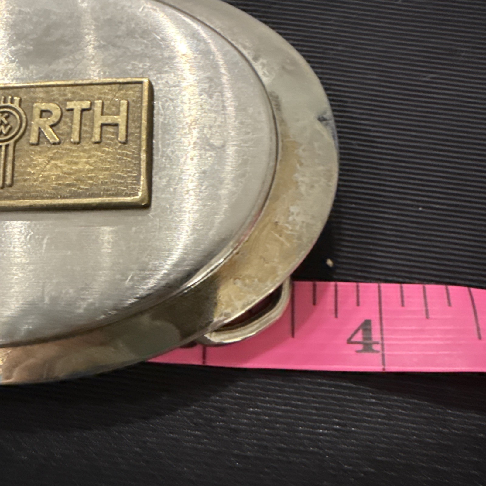 Vintage Kenworth Trucks Logo Belt Buckle Western Trucker Style