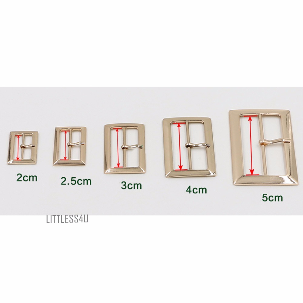 2x 2-5cm Alloy Pin Buckle Accessories for Waistband Belt Bag Jacket Shoes DIY