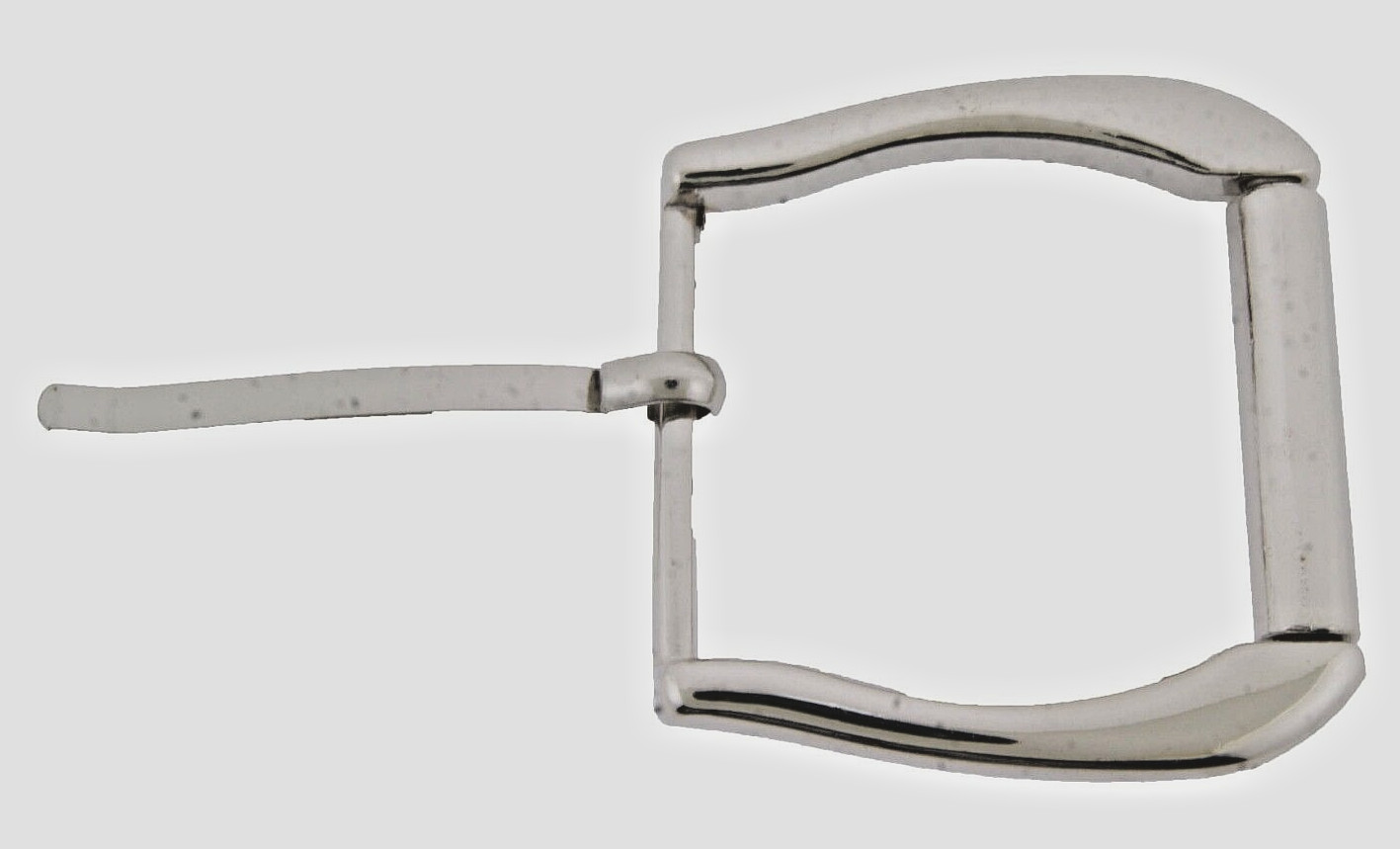 Stainless Steel Belt Buckle Men Pin Belt Buckles Fits For 1.5 inches Belt Silver