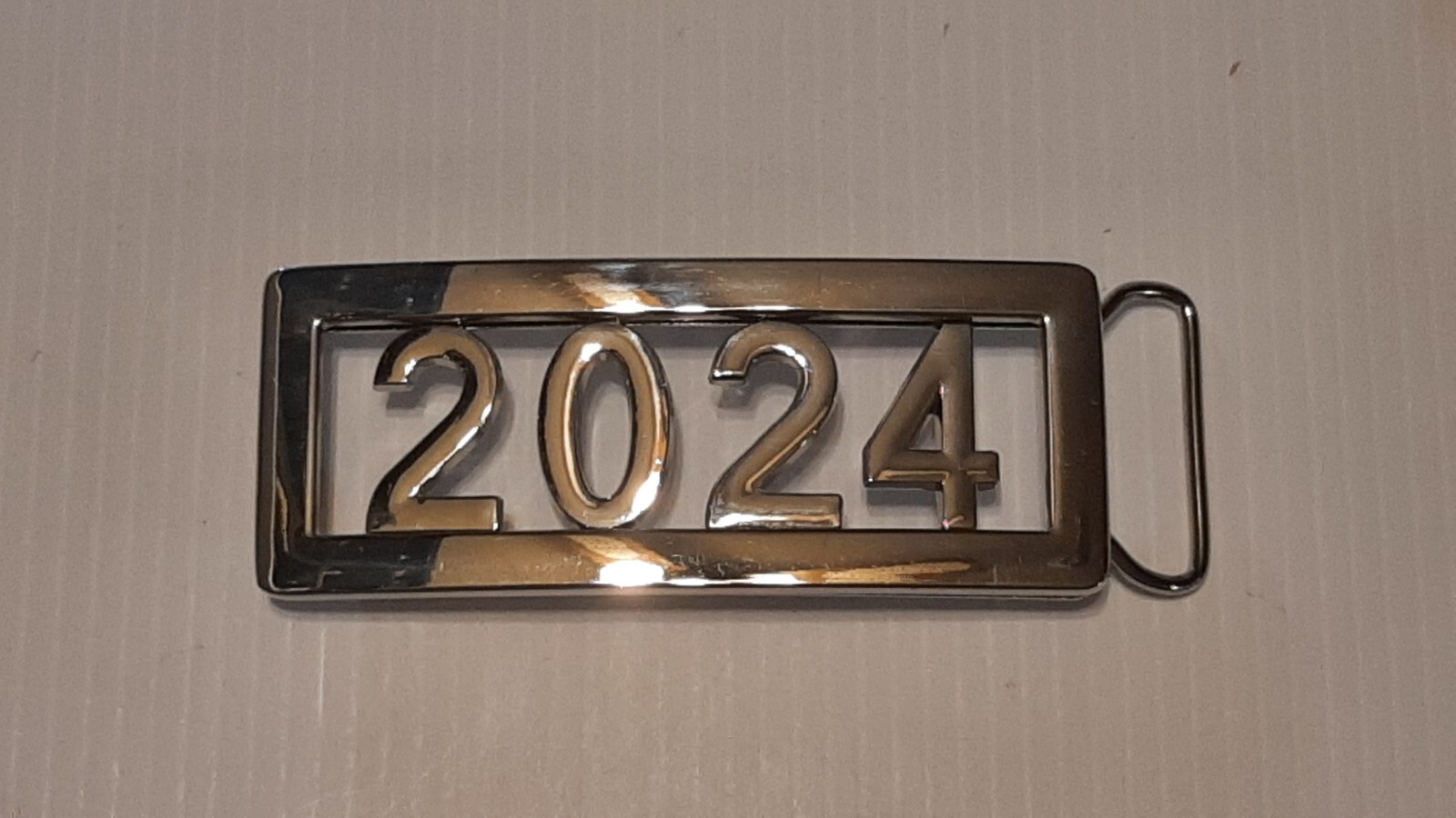 (Happy New Year) 2024 CUSTOM Belt Buckle-Put ANY LETTERS &/OR NUMBERS on Buckle