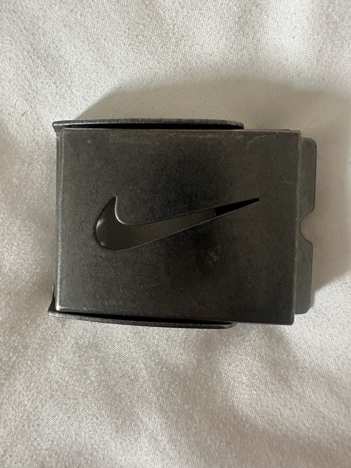 Nike Swoosh Metal Belt Buckle with Bottle Opener