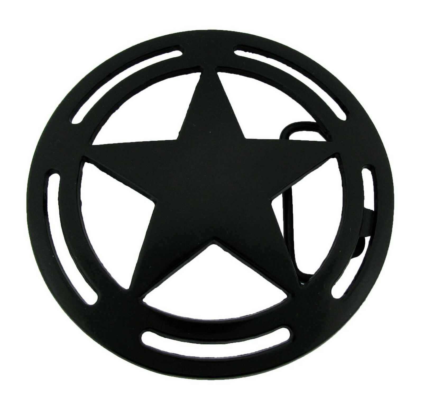 Big Western Texas Sheriff Chief Lone star Belt Buckle Rodeo Cop Officer Trooper