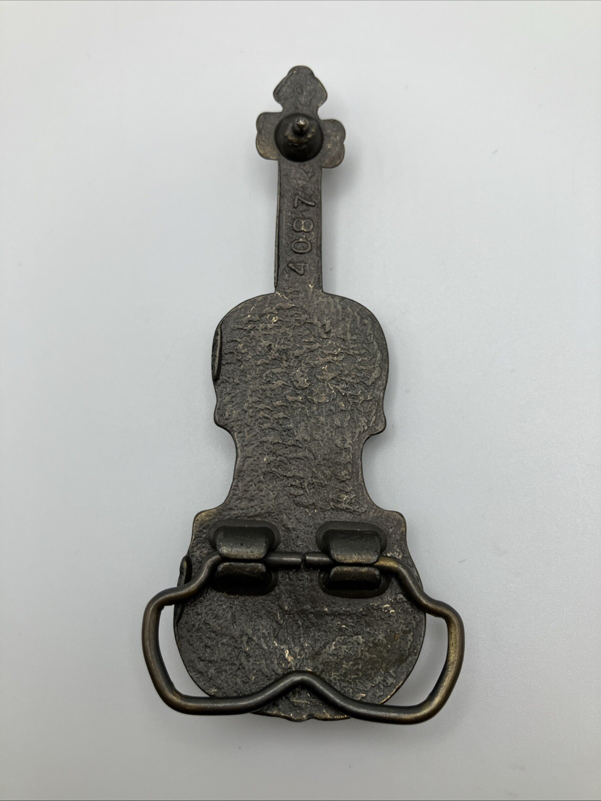 Vintage Violin Belt Buckle