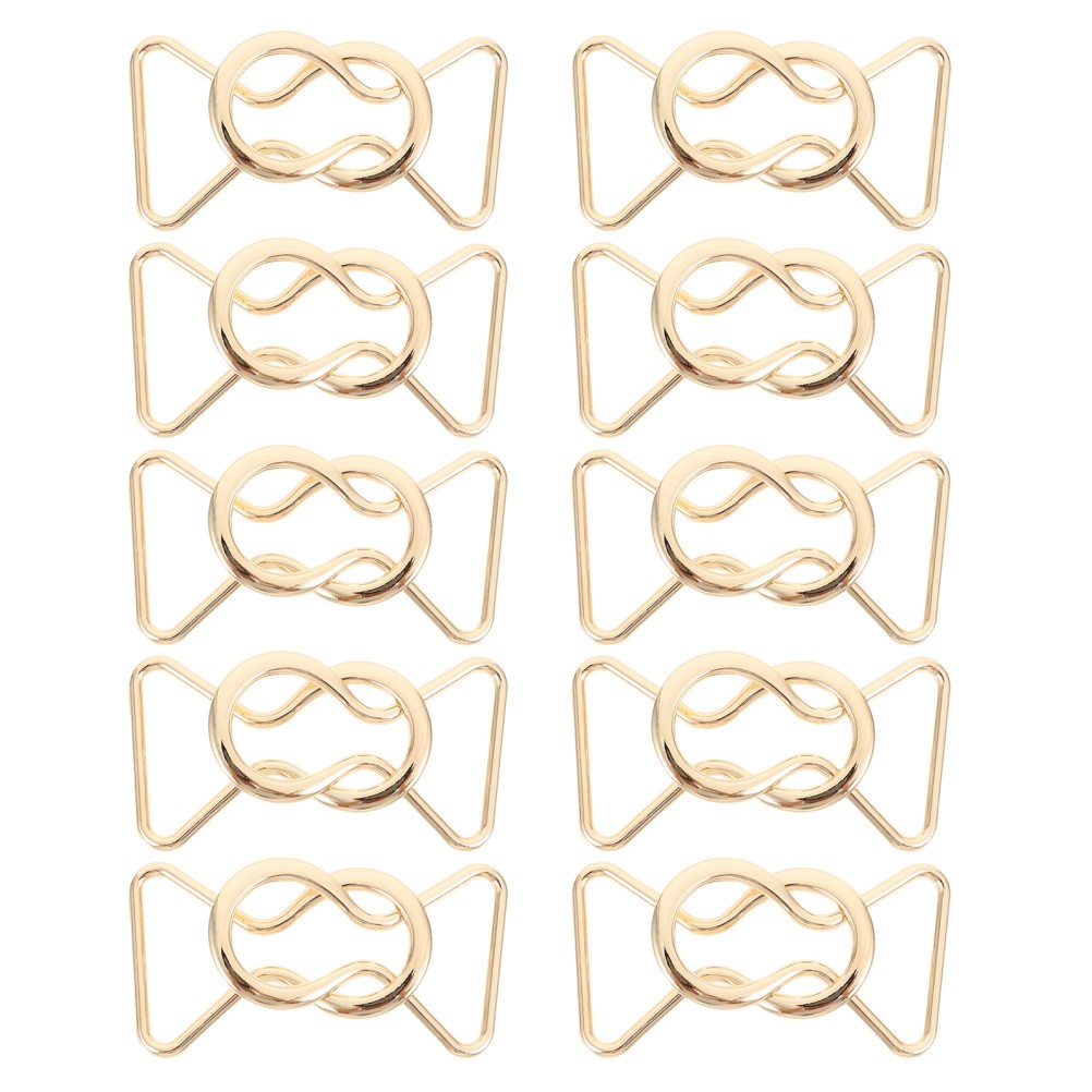 10 Pairs Diy Suspender Buckle Waistband Clothing Decor Accessories