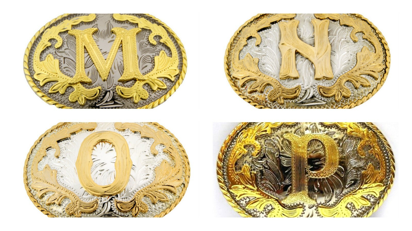 N E W A B C D G J K L M R S T Initial Letter Belt Buckle Men Women Western Rodeo