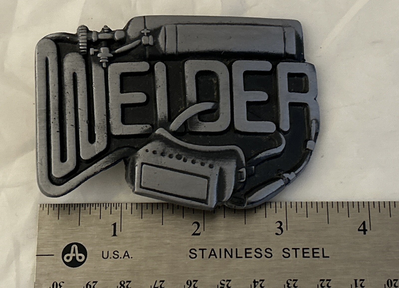 Welder Belt Buckle. Made In USA(3 1/4”-”2 1/4” )Fit for 1-1/2” Wider belt