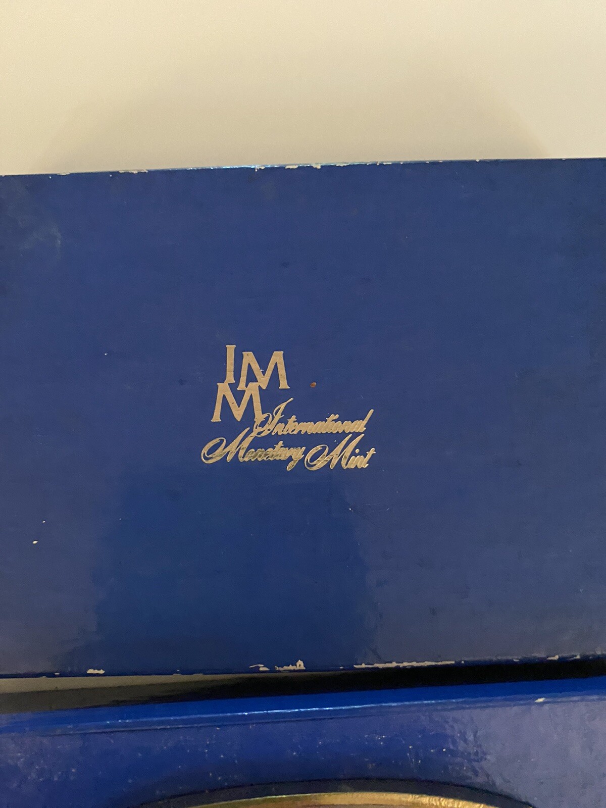 International Monetary Mint Silver Plate Flying Eagle Belt Buckle In Box No.2877