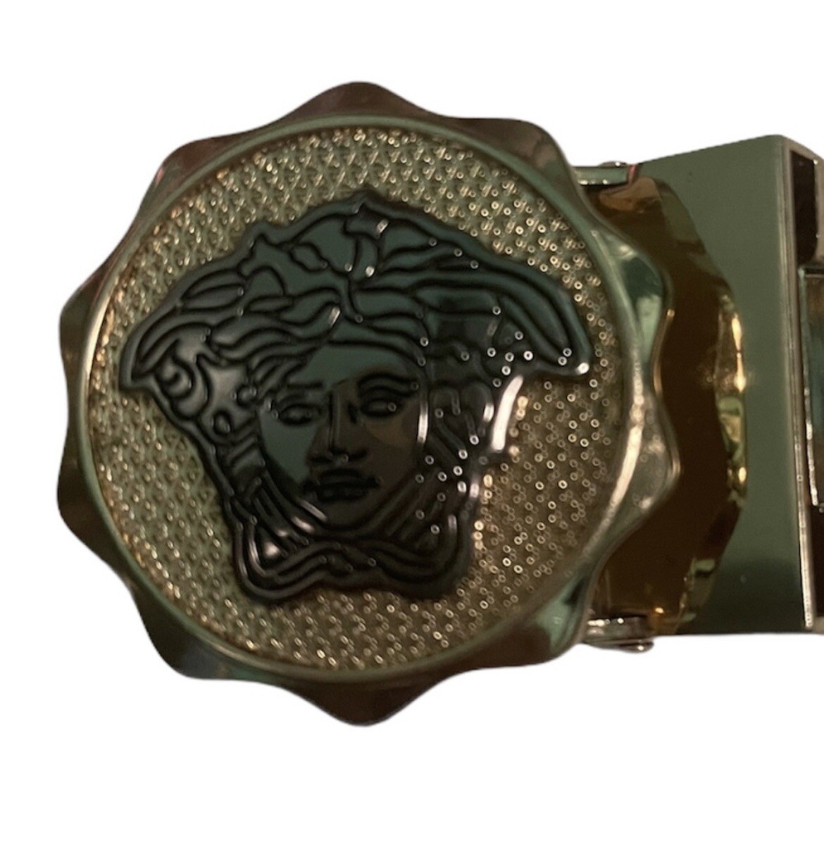 Versace belt buckle medusa