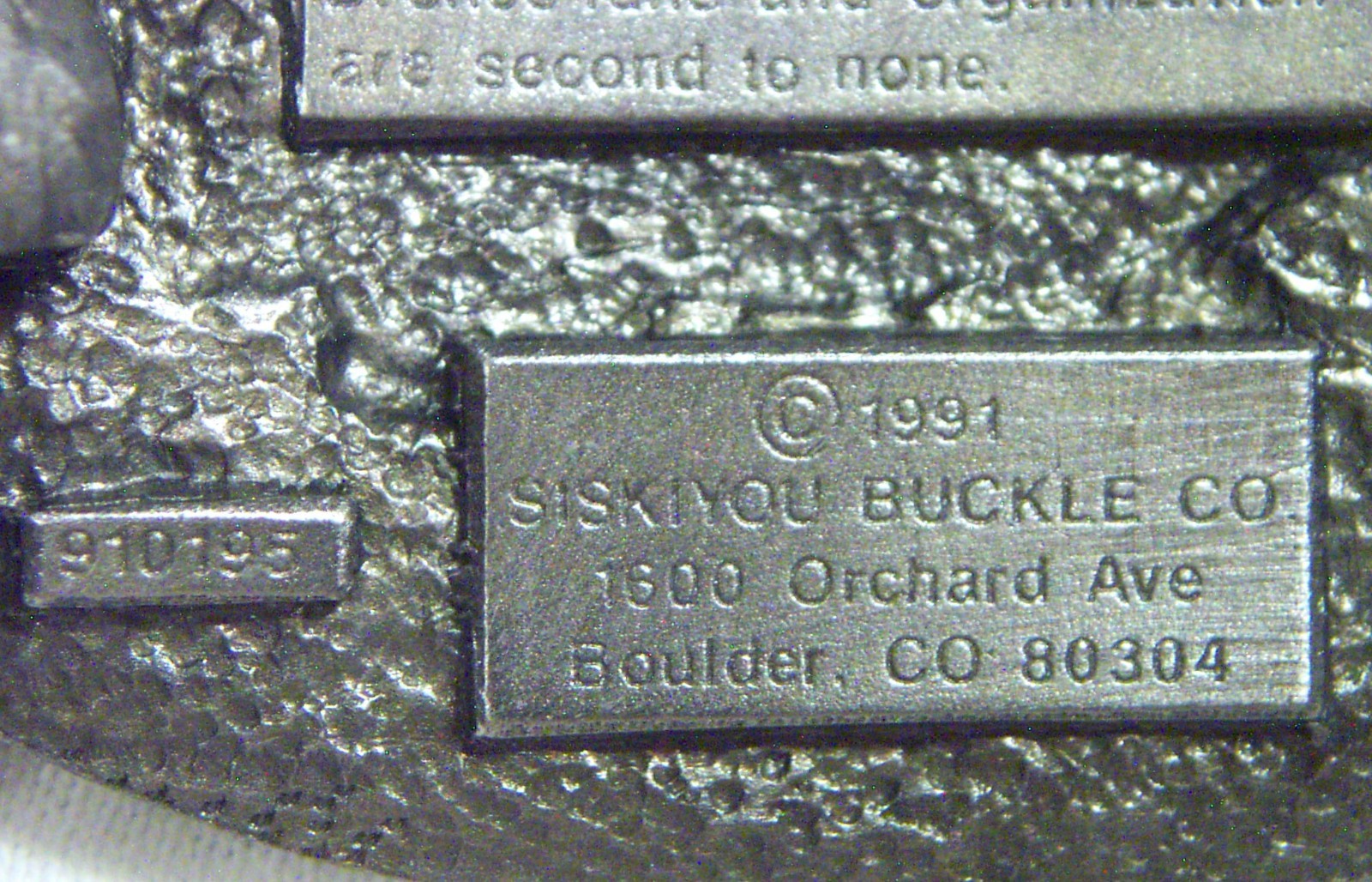 New Rare 1991 Denver BRONCOS NFL Belt Buckle – Limited Edition #2451 of 10,000