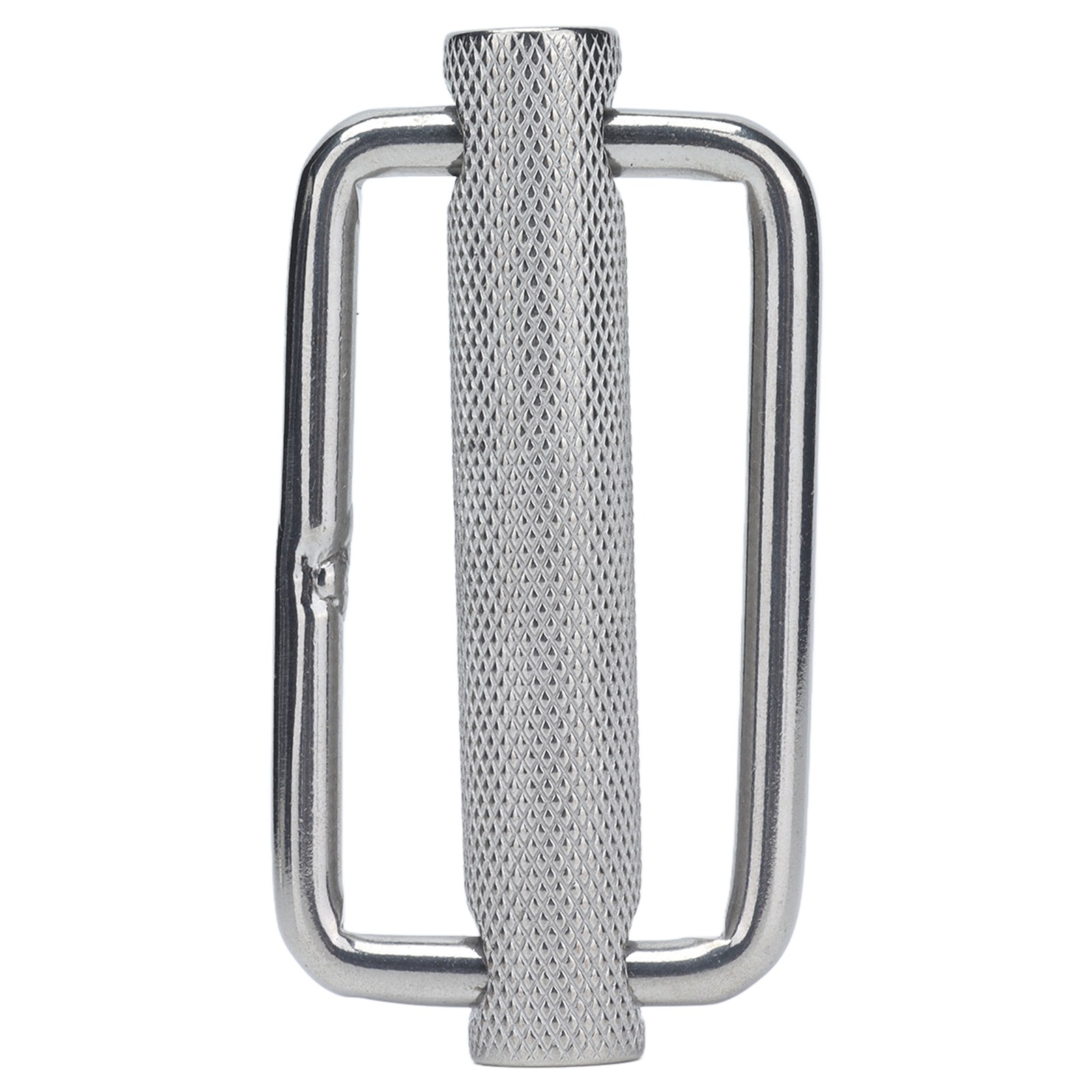 2Pcs Slide Buckle 316 Stainless Steel Rectangle Adjustable Knurled Roller Be CHU