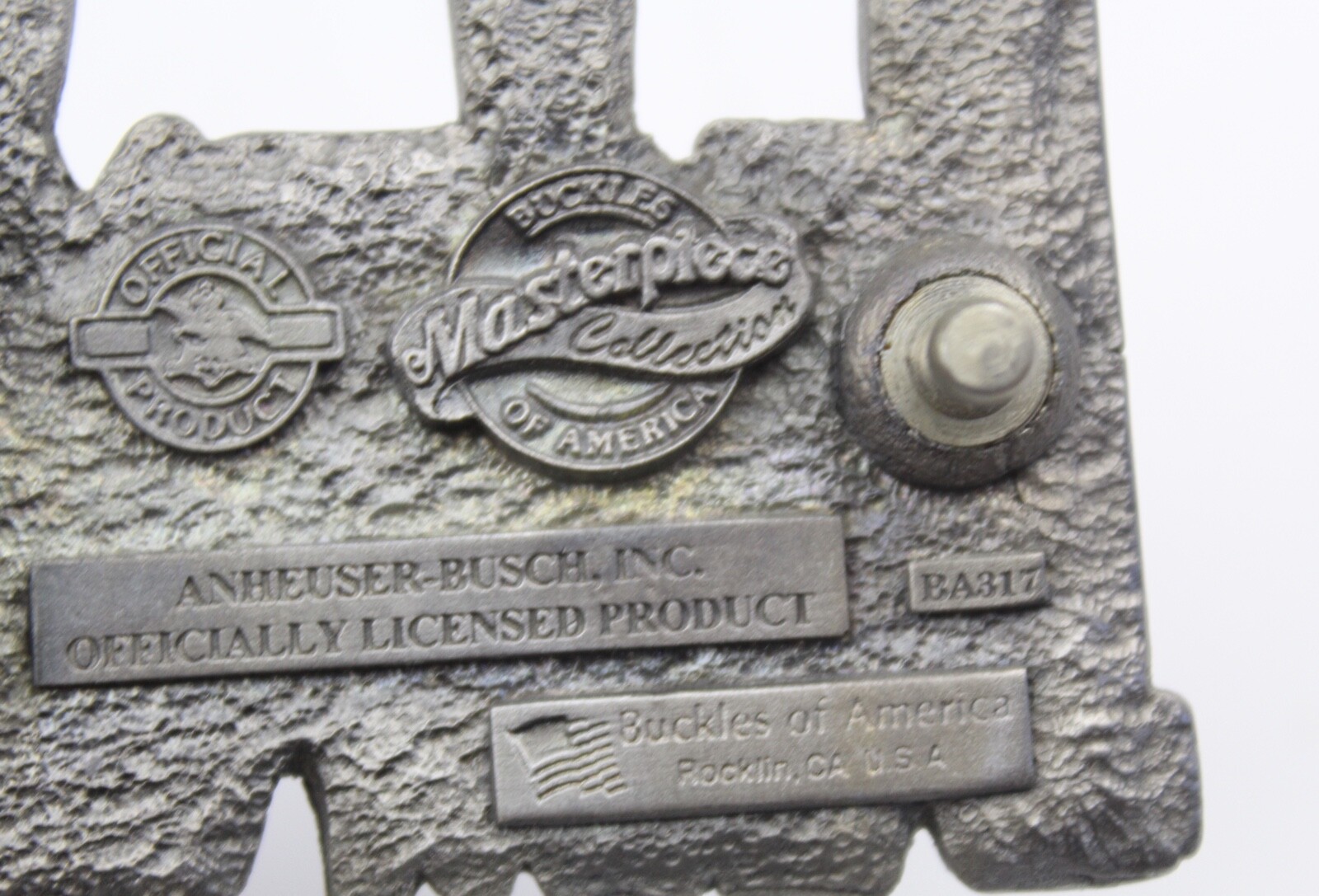 Buckles of America Anheuser-Busch BUDWEISER LETTERS Masterpiece Collection