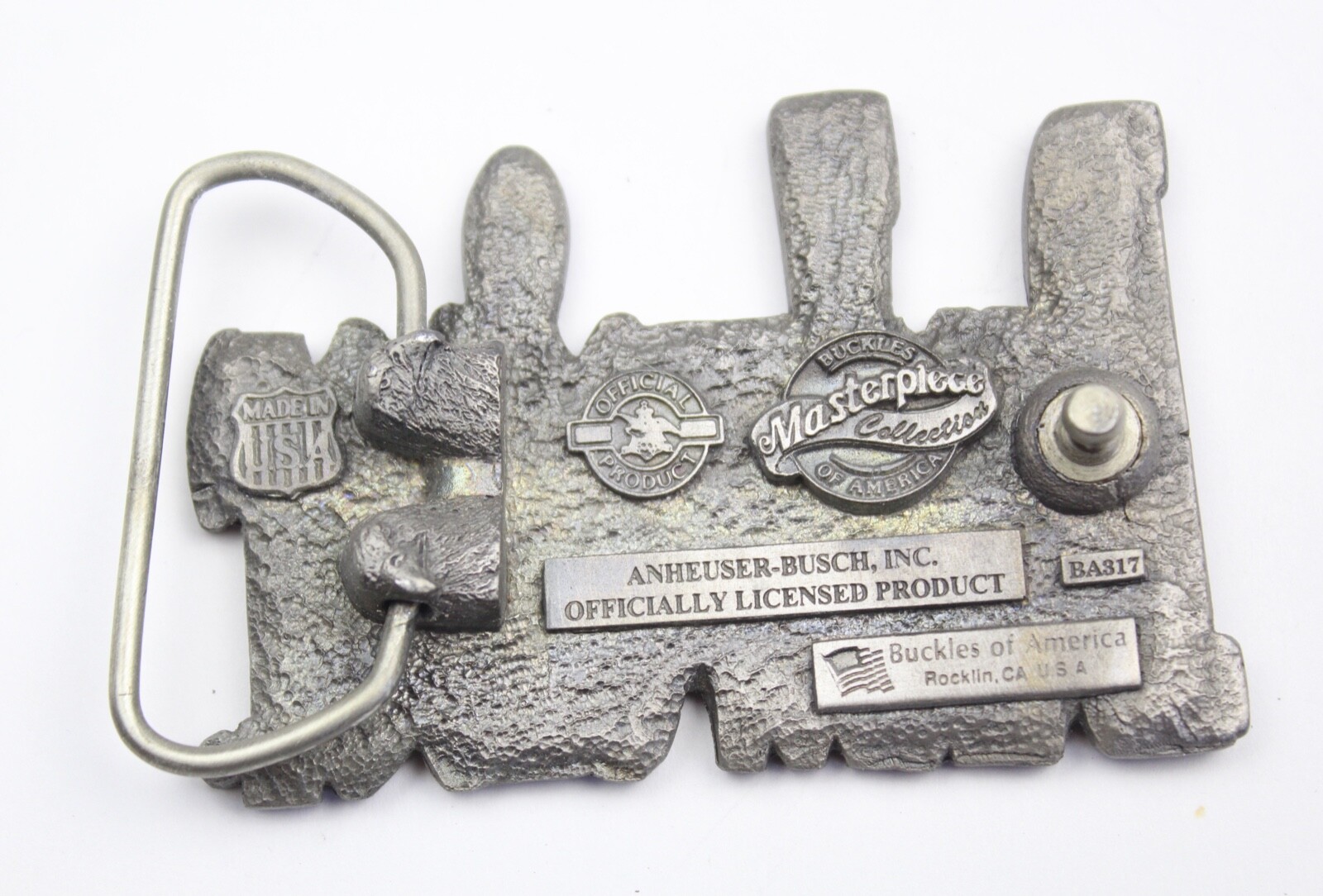 Buckles of America Anheuser-Busch BUDWEISER LETTERS Masterpiece Collection