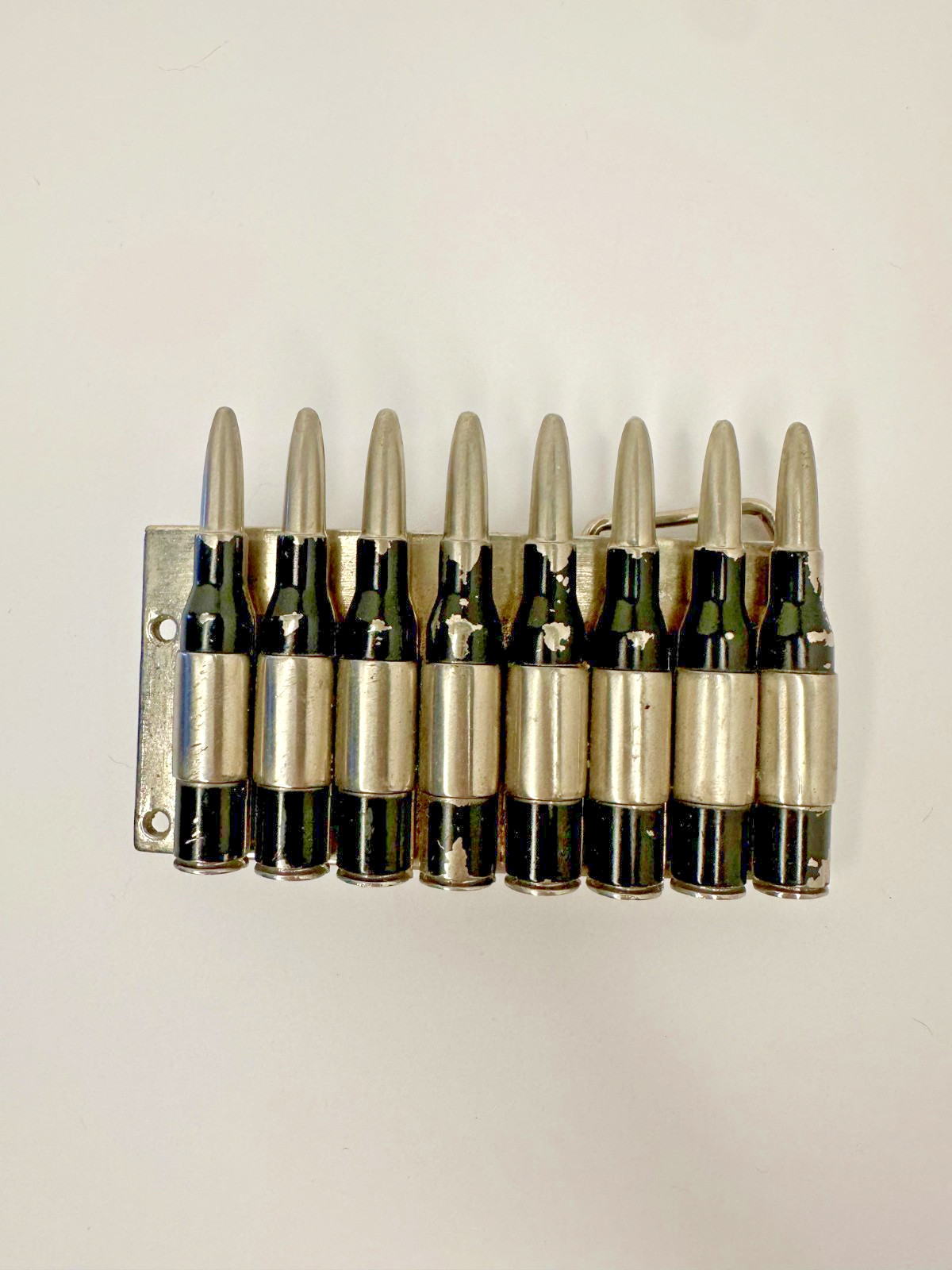 Gun Bullet&rsquo;s Shell Casing Chain Belt Buckle