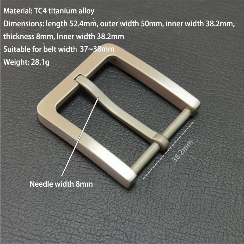 Concise TC4 Titanium Alloy Belt Buckle Waist Strap Head Men&rsquo;s Accessories Gifts