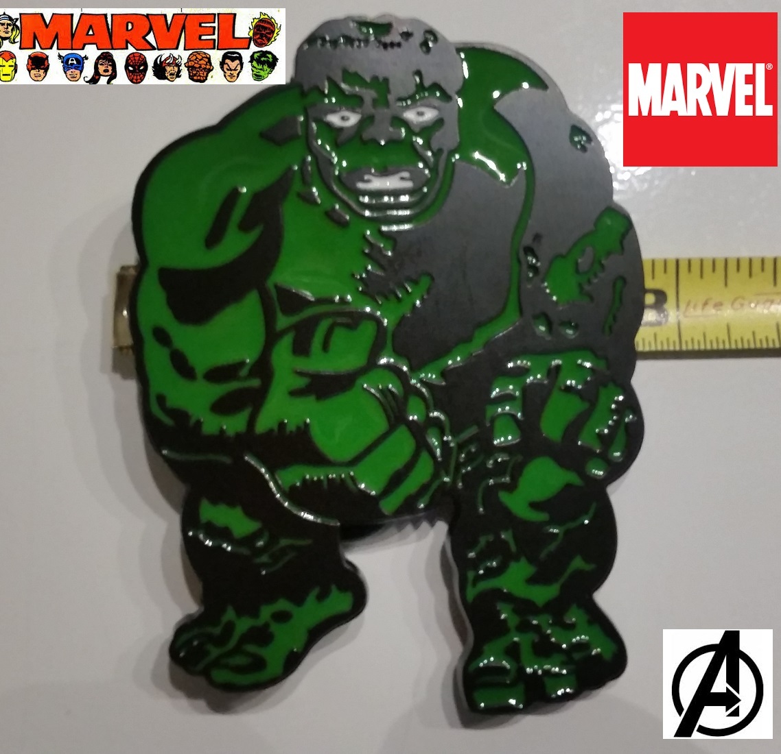 Marvel Comics HULK SMASH BELT BUCKLE Collectible Avengers Cosplay