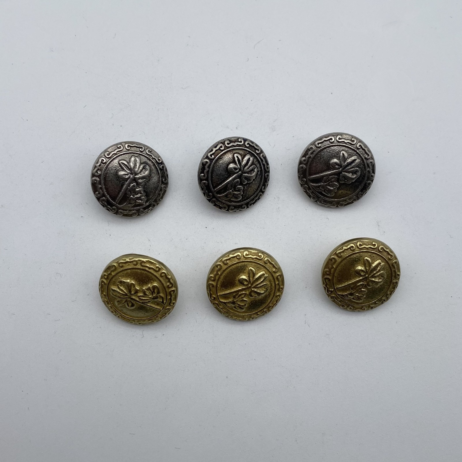 Brass Round Classic Sewing Button Clothing Button Replacement lot