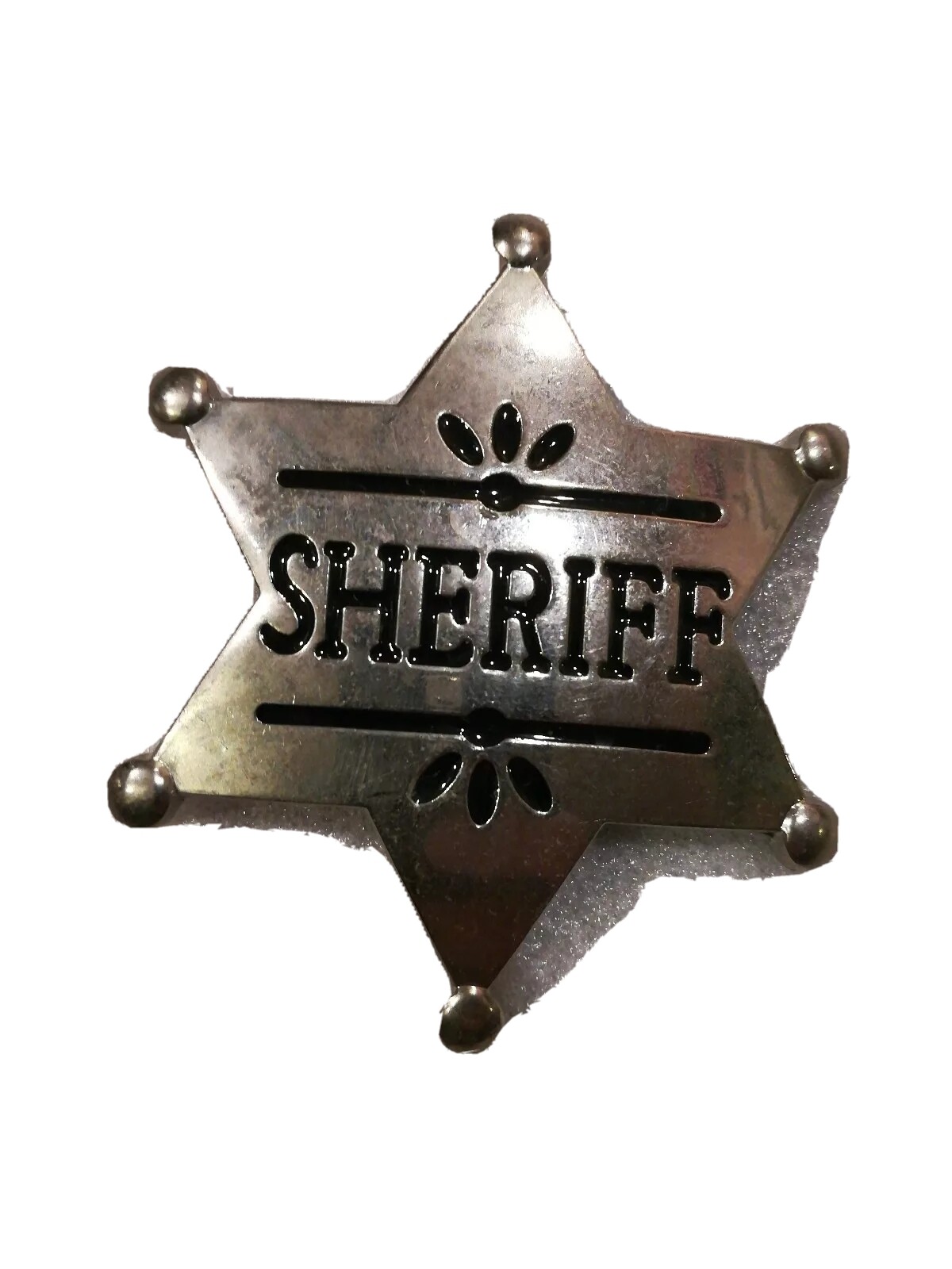 Old West Sheriff Belt Buckle Chrome mirror finish Great gift.Western