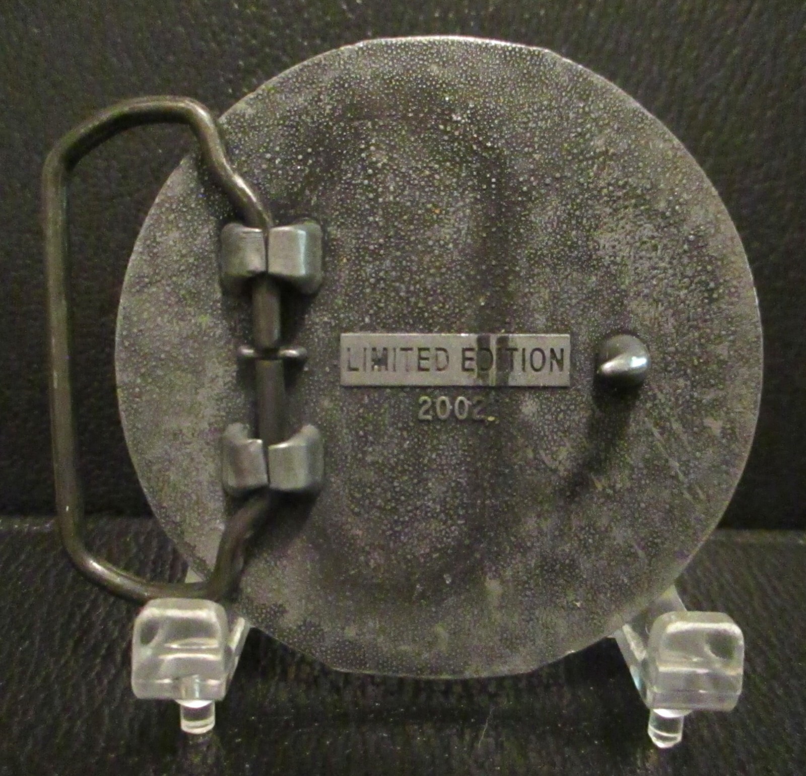 Hy-Capacity HC Humbolt Iowa 2000 Pewter Belt Buckle Limited Ed 72 Scratch Olson