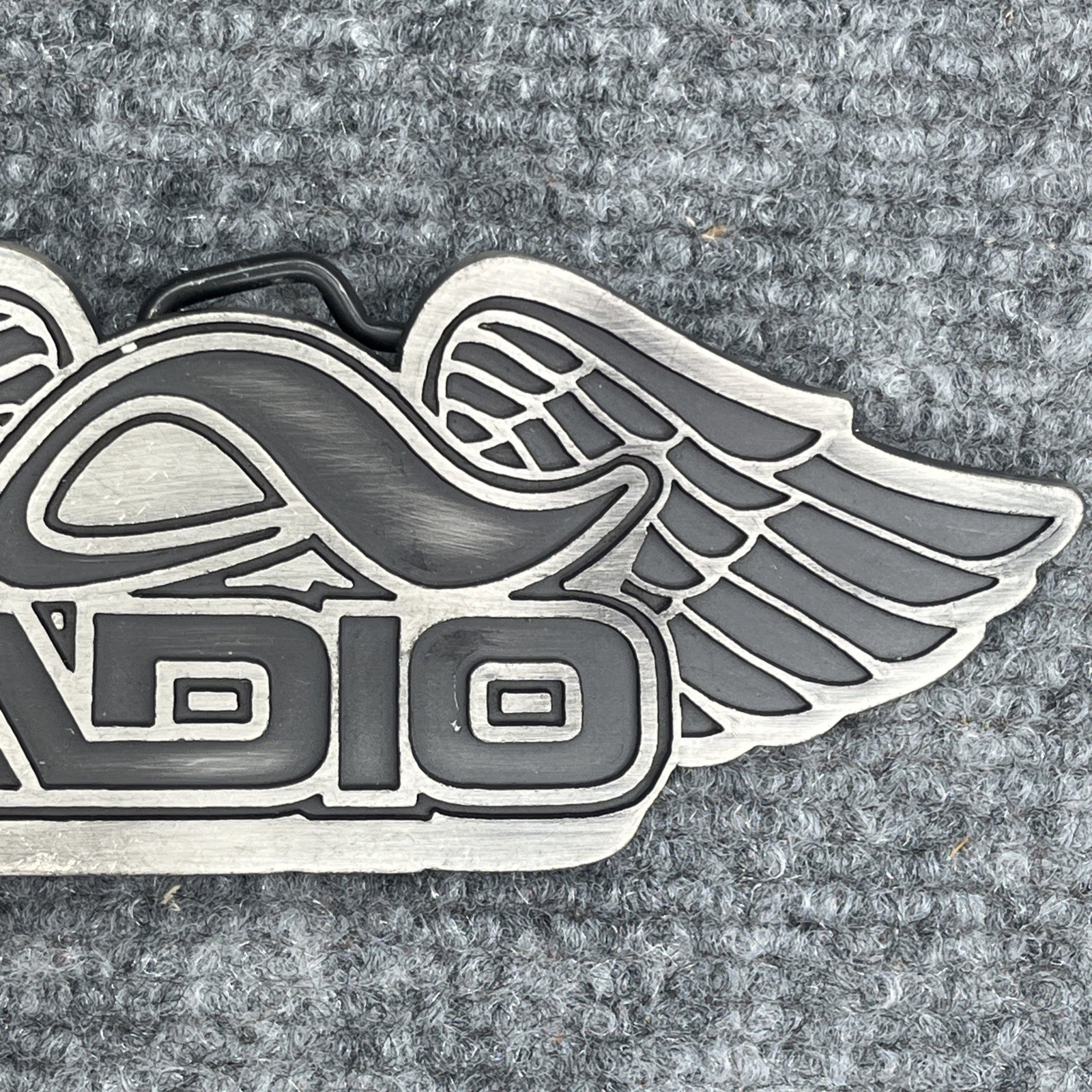Adio Belt Buckle NOS Deadstock Skateboarding Bam Jacka$$ Rare Wings Logo
