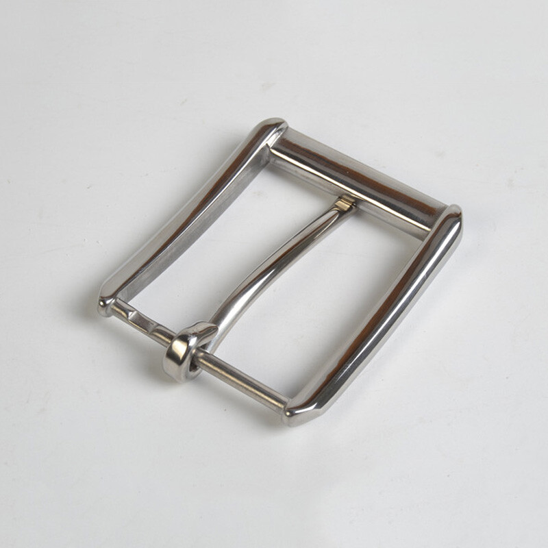 1x DIY Stainless Steel Single Prong Buckle 40mm Replacement Leather Belt Decor