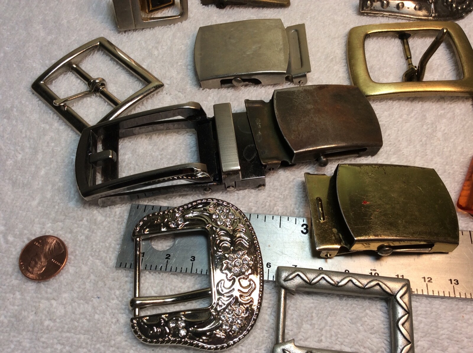 Group of belt buckles